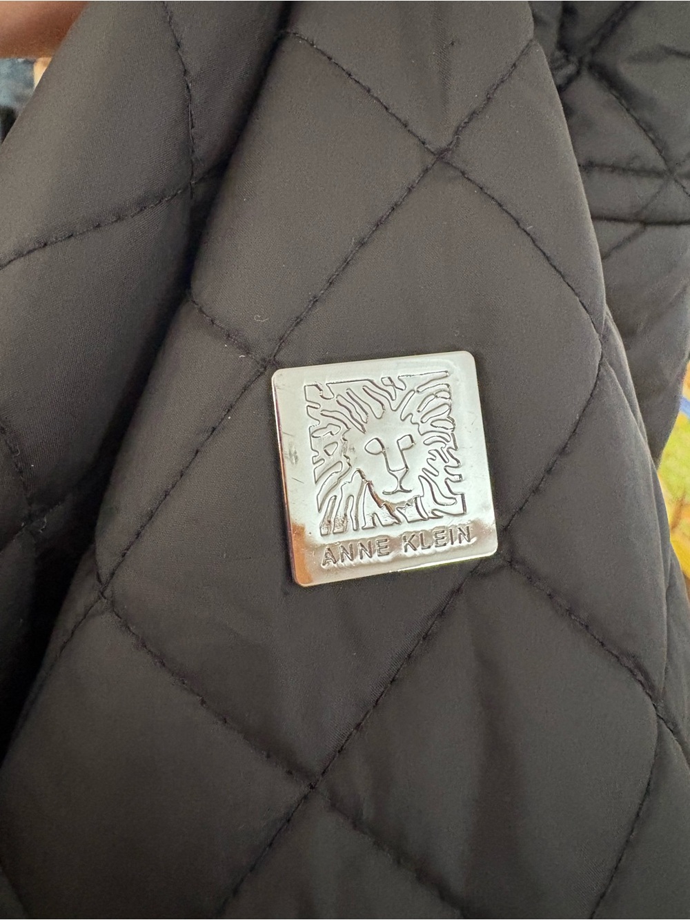 Anne Klein Black Quilted Puffer Jacket - Picture 5 of 5